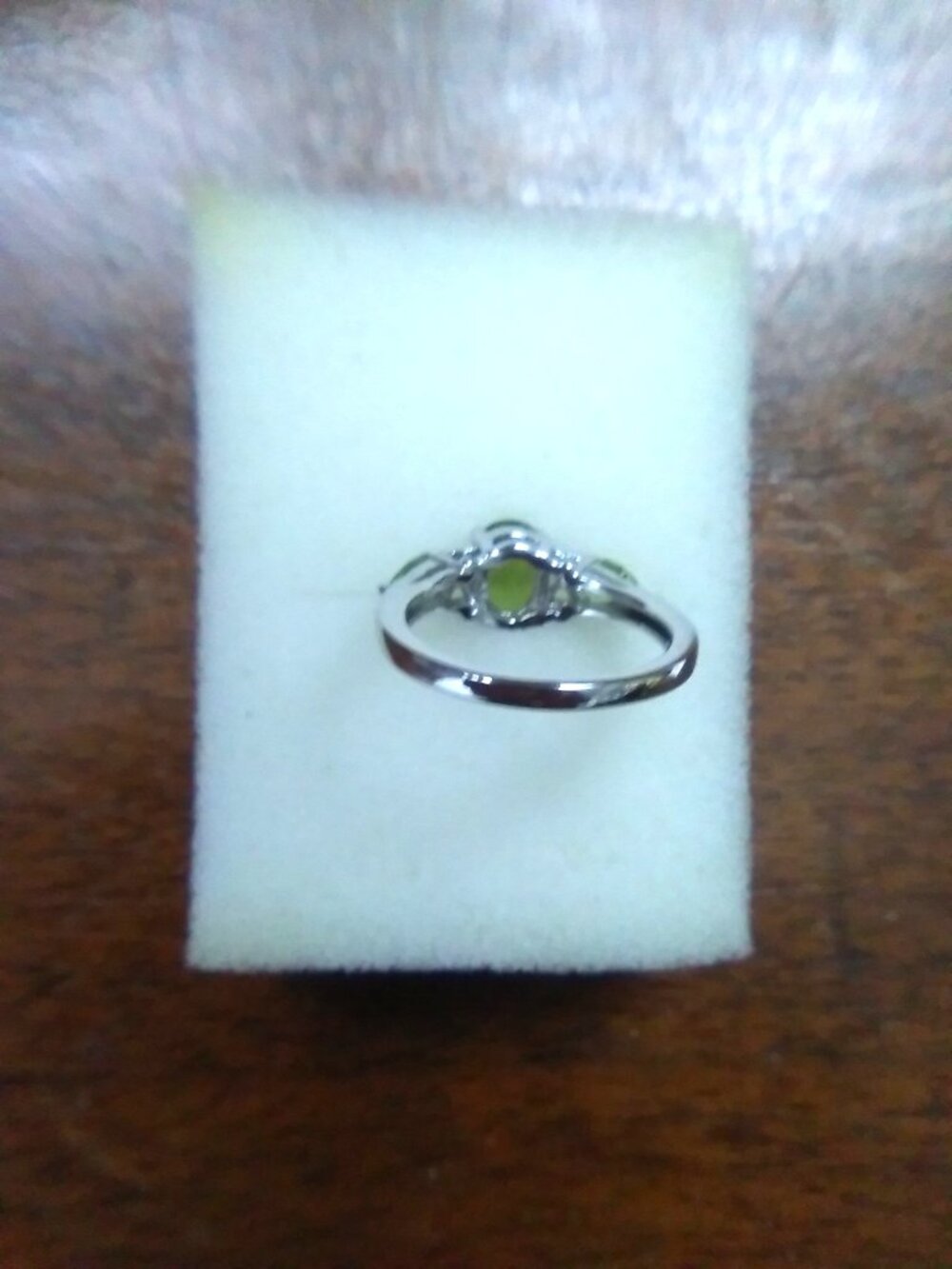 Peridot Silver Ring - Picture 4 of 5